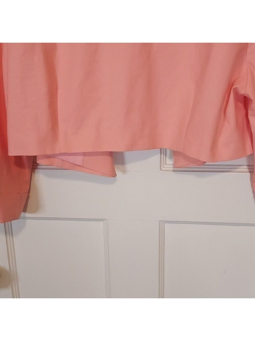 For Love and Lemons Peach Linen Blend Cropped Blazer Size XL - Picture 14 of 14